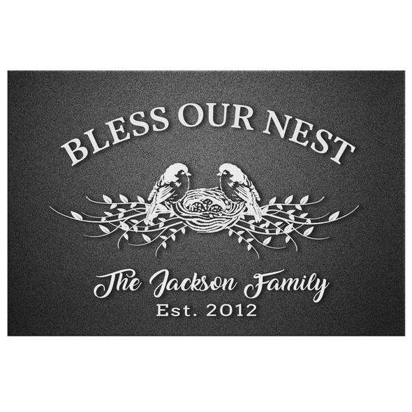 "God Bless My Family" Personalized Canvas