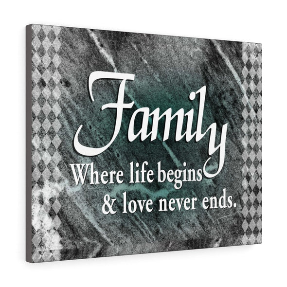 Family Is Everything Canvas Wall Art