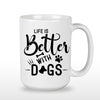 Girl and Dogs - Life Is Better With Dogs