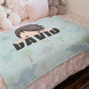 Premium Customized Dinosaur Toddler Blanket For loved Little One's
