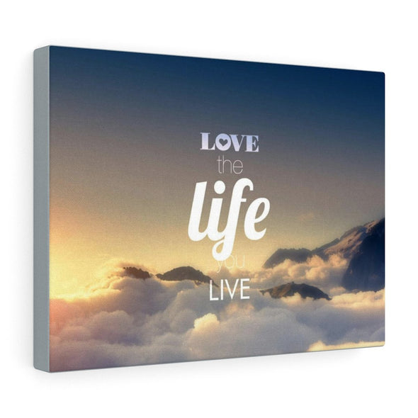 "Love The Life You Live" Wooden Wall Art