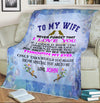 "To My Wife I Love You" Premium Personalized Blanket