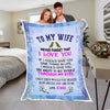 "To My Wife I Love You" Premium Personalized Blanket