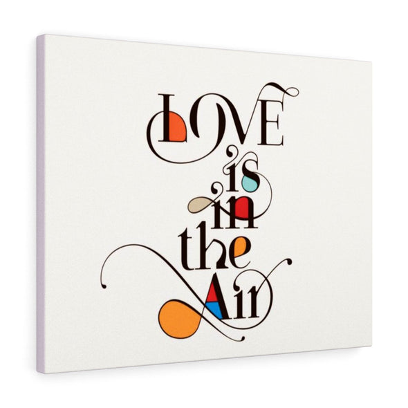 Love Is In The Air Wall Canvas