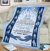 "You Will Always Be My Baby Boy" Customized Blanket For Son