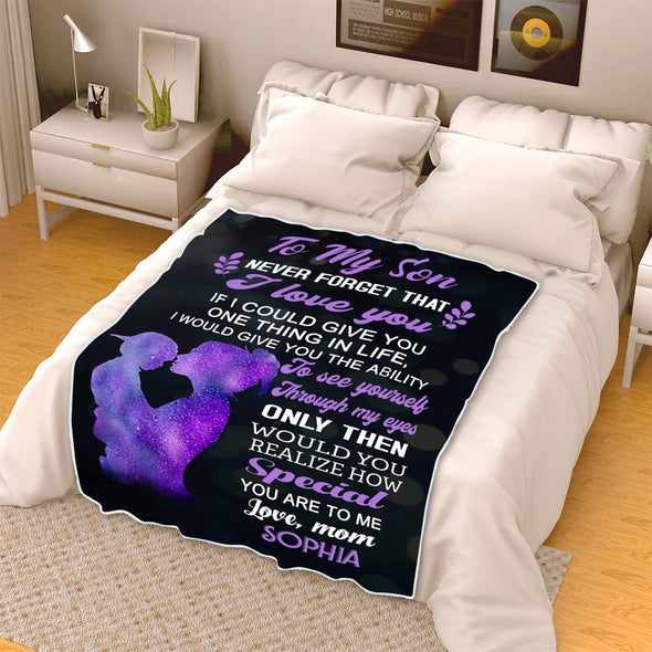 "How Special You Are To Me" Customized Blanket For Son