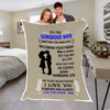 Personalized "I Love My Gorgeous Wife" Premium Customized Cozy Blanket