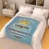 "For My Lovely  Wife " Premium Customized Cozy Blanket