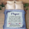 "We Hugged" this Customized Blanket for Grandma/Grandpa/Mamma/Papa/Auntie