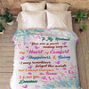 "My Heart Of Comfort" Customized Blanket For Husband