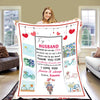 "I Love You Forever & Always" Customized Blanket For Husband