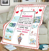 "I Love You Forever & Always" Customized Blanket For Husband