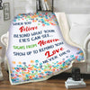 "Signs From Heaven" Pet Memorial Fleece Blanket