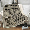 "You Will Always Be My Little Boy" Customized Blanket For Son
