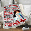 "I Will Forever Be There" Personalized Blanket For Husband