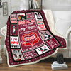 "Live Love And Bark" Custom Fleece Blanket For Dogs