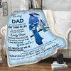 "I Will Always Be Your Little Girl" Customized Blanket For Dad