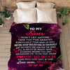 "Never Stop Believing In Yourself" Customized Blanket For Son