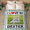 "I love My Pet" Customized Blanket
