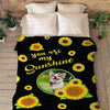 "You Are My Sunshine" Customized Blanket For Pets