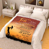 "Do Your Best & Never Forget Your Way" Customized Blanket For Son