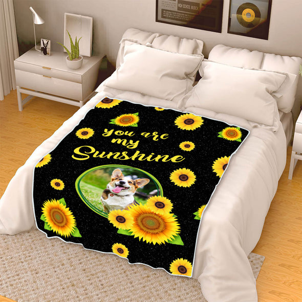 "You Are My Sunshine" Customized Blanket For Pets