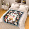 "Home Is Where Your Golden Retriever Is" Personalized Blanket For Your Dog