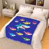 Customized Baby Shark Kids Blanket