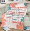 "To My Husband You Are A Never Ending Song" Customized Blanket For Husband