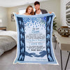 "You Will Always Be My Baby Boy" Customized Blanket For Son
