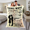 "I Would Give You The Ability To See Yourself Through My Eyes" Customized Blanket For Wife
