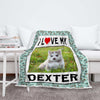 "I love My Pet" Customized Blanket