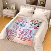 "Love You Always" Customized Cozy Blanket For Couple
