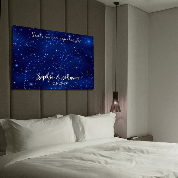 "Stars Come Together For Us" Customized Wall Art