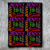 Customized Baby Name Toddler Blanket