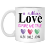 A Mother's Love Is True And Pure Custom Coffee Mug