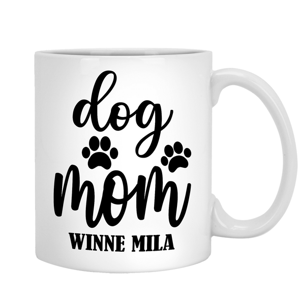 Customized Dog Mom Ceramic Coffee Mug