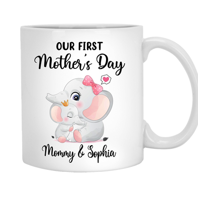 Our First Mother's Day Customized Coffee Mug