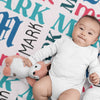 Customized Premium Baby Name Blanket For kids