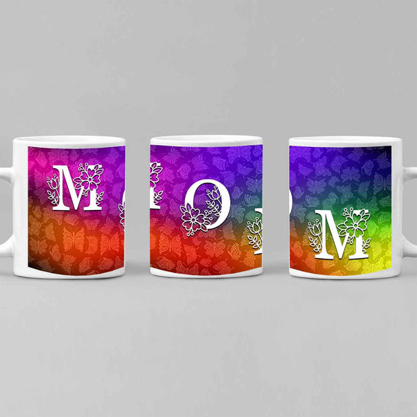 Colorful Mom Non Custom White Coffee Mug