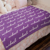 Personalized Name Custom Blanket for Baby Kids