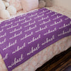 Personalized Name Custom Blanket for Baby Kids