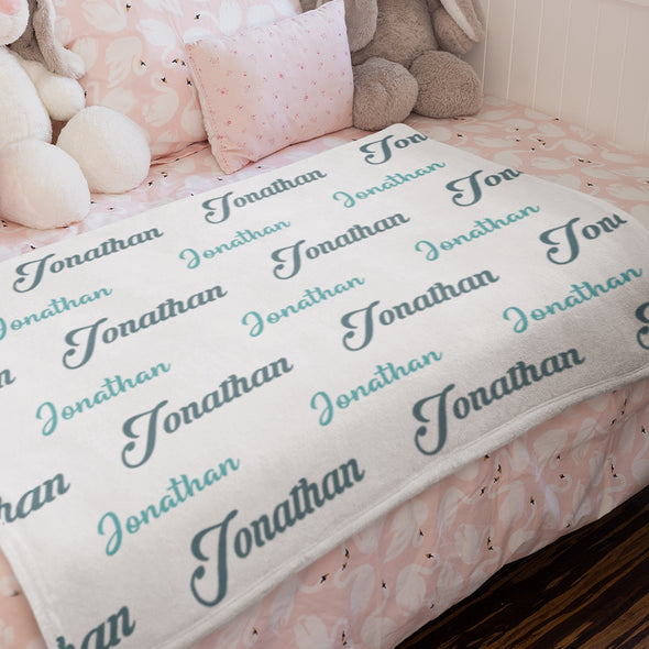 Personalized Baby Name Blanket For Toddler