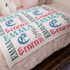 Customized Premium Baby Name Blanket For kids