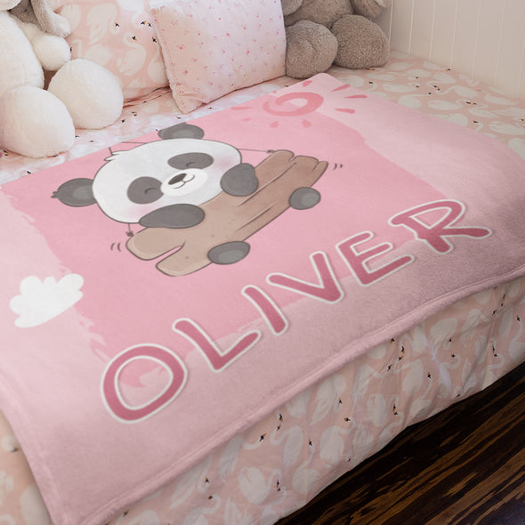 Baby Name Custom Blanket For Toddler