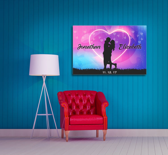 Custom Canvas Wall Art - Made For Each Other