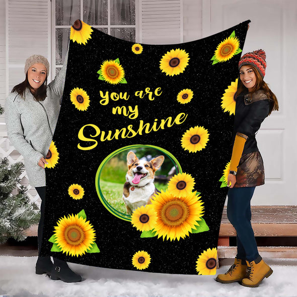 "You Are My Sunshine" Customized Blanket For Pets