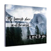 "My Favorite Place Is Next To You" Love Wall Canvas