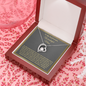 To My Boyfriend's Wonderful Mom, Forever Love Necklace, Birthday, Mother's Day, Gift For Her, Christmas, Valentine's Day, Jewelry For Mom, Silver Pendant, Anniversary