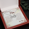 To My Boyfriend's Mom, Infinity Hearts Necklace With I Will Forever Be Grateful To You Message Card, Mother's Day Gift, Anniversary Gift, Birthday Gift, Jewelry For Her, Customized Message Card